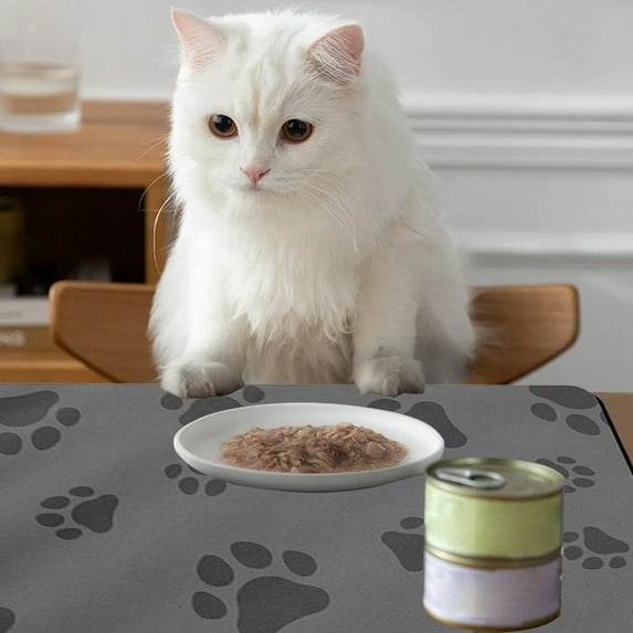 Specollect Clearance 2 Packs Quick Dry Absorbent Dog Food Mat, Diatom Mud Dog Water Bowl Mat, No Messy Anti-Slip Pet Feeding Mat Dog Supplies for Small Dogs Easy To Clean Not Easy To Wear Out