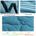 thumbnail image 1 of Specollect Clearance 2 Pcs Summer Air Conditioning Quilt Reversible Quilt Set | All-Season Soft & Lightweight Bedspread with Modern Striped Pattern | Nora Collection Machine Washable, 1 of 7
