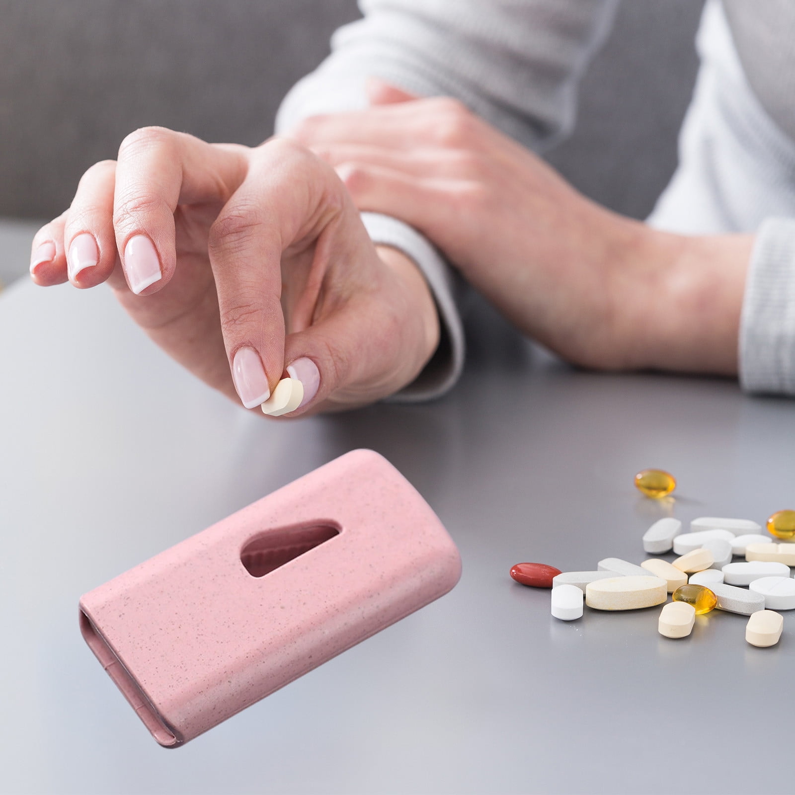 Specollect Clearance 2 Portable Plastic Pill Cutter Pill Splitter with ...