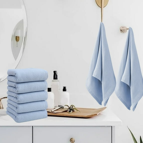 Specollect Clearance 20Pcs Microfiber Bath Towels Soft Bath and Hand Towels Washcloths Microfiber Velvet Highly Absorbent Quick Dry Sets for Fitness Bathroom