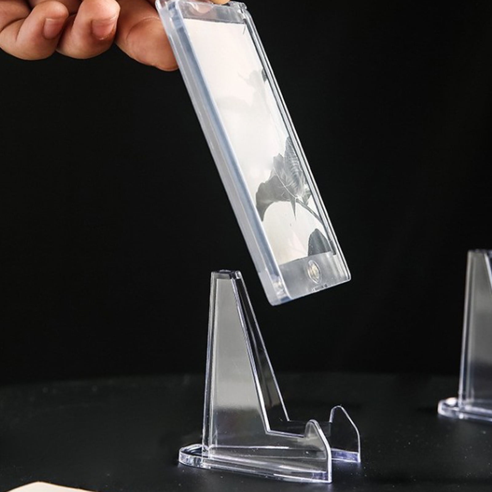 Specollect Clearance 2Pcs Acrylic Plate Display Stand, Clear Acrylic ...
