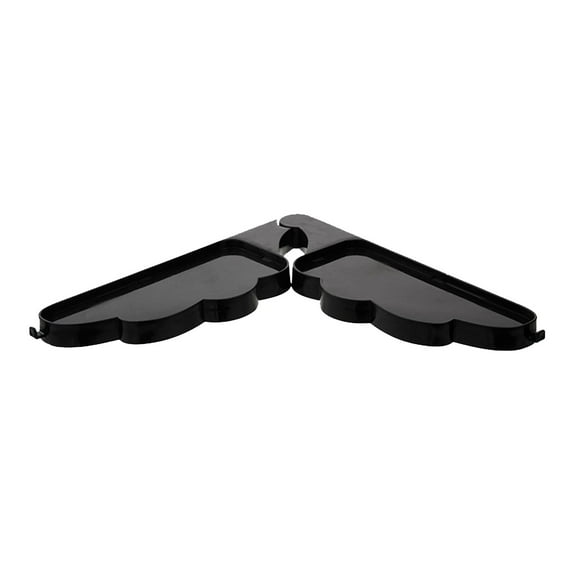 Specollect Clearance 2Pcs Corner Floating Shelves Wall Mounted, Storage Display Wall Shelves for Home Decor, Bathroom, Kitchen, Bedroom, Living Room, Office