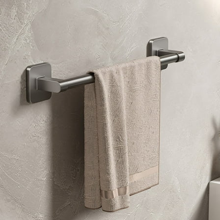 Specollect Clearance 2Pcs Hanging Bath Towel Bar Stainless Steel Towel Holder Modern Bathroom Accessories Wall Mounted