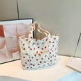thumbnail image 1 of Specollect Clearance 2Pcs Large Capacity Corduroy Tote Bag for Women Canvas Shoulder Cord Purse, 1 of 5