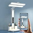 thumbnail image 1 of Specollect Clearance 2Pcs Multifunctional LED Desk Lamp with Fans,Desk Night Lamp with Clock,Adjustable Foldable Table Lamp with Pen Holder,Desk lamp Storage, 1 of 6
