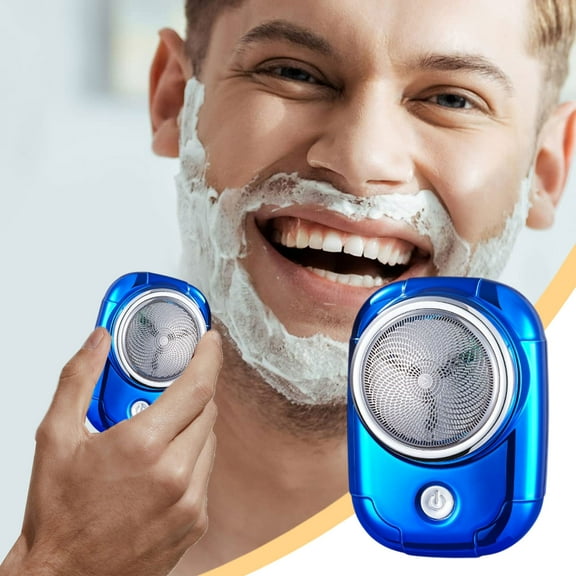 Specollect Clearance 2Pcs Portable Mini Electric Shaver, Powerful Storm Razor for Men Women, USB C Rechargeable, Battery Power Display, Lightweight Razor for Travel Office Business Trip
