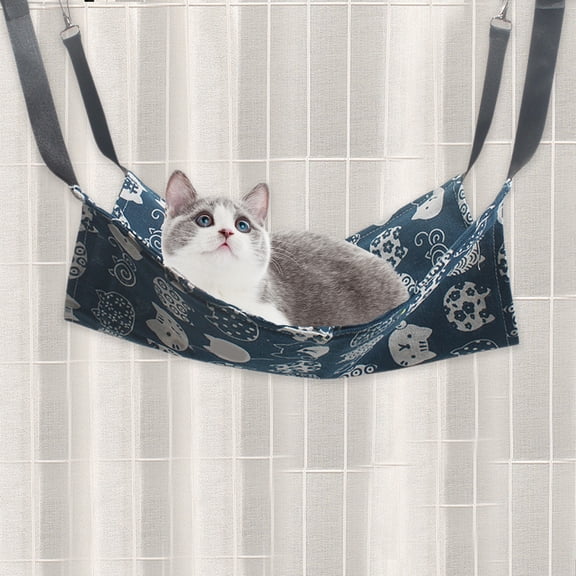 Specollect Clearance 2Pcs Soft Breathable Cat Hammock for Cage Hanging Reversible,Pet Hammock Bed Adjustable,Soft Sleeping Hammock for Cats,Ferret,Puppy,Rabbits,Small Animals