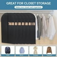 thumbnail image 1 of Specollect Clearance 3 Foldable Gusseted Travel Garment Bag Travel Suit Bag with Accessories Zipper Pocket Breathable Suit Garment Cover for Shirts Dresses Coats Jackets Skirts 60x100cm, 1 of 5