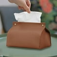 thumbnail image 1 of Specollect Clearance 3 Packs Tissue Box Cover Holder, Square with Bottom Belt by Carrot's Den - Leather Decorative Organizer for Tabletop, Bathroom, Car, Office, 1 of 5