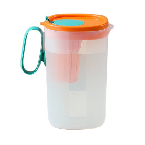 Specollect Clearance 3Pcs Large Capacity Plastic Water Pitcher with Removable Lid and Fruit Infuser, Shatterproof Water Jug for Hot/Cold Water, Flavor-Infused Beverage & Iced Tea