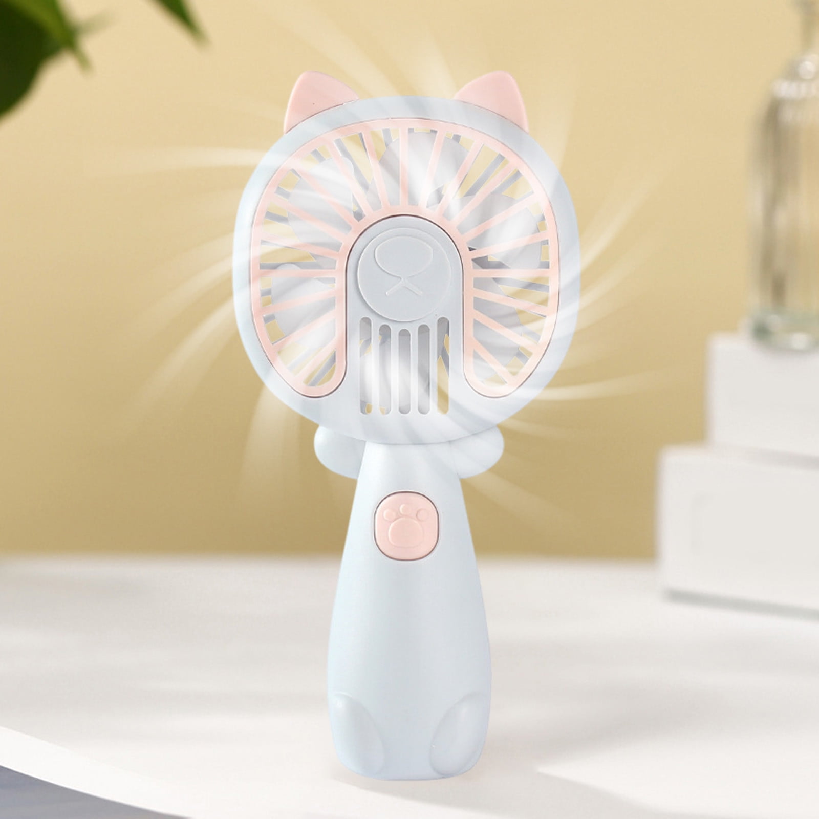 I Collect Fans Specollect Clearance 3Pcs Silly cat shape Mini Portable Handheld Fan ...