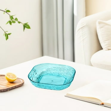 Specollect Clearance 4 Pcs Fashion Tray, Tray with Handles, Modern Decorative Trays for Coffee Table, Plastic Trays, Bathroom, Large Capacity
