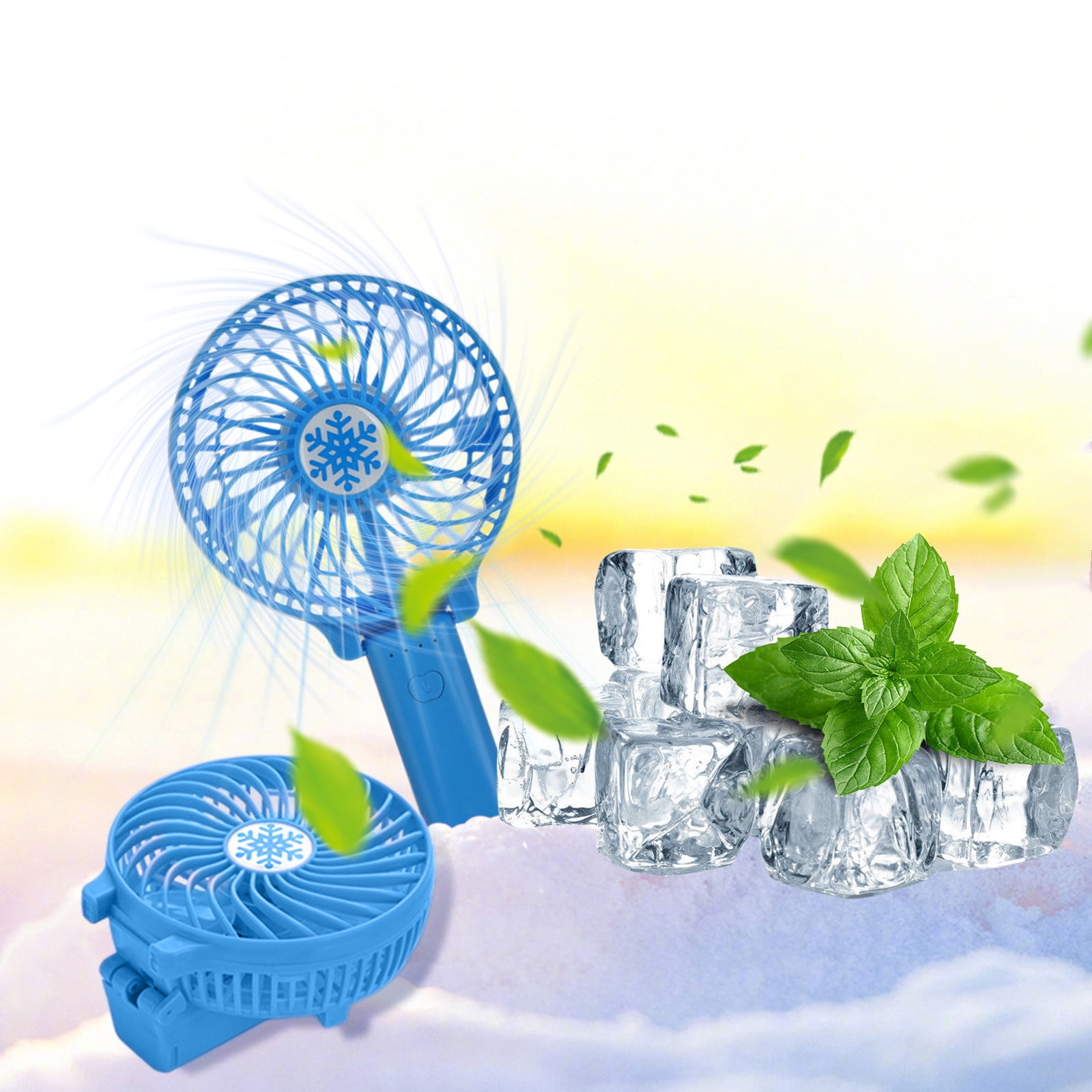 I Collect Fans Specollect Clearance 4 Pcs Rechargeable Handheld Fan, Mini Portable ...