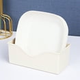thumbnail image 1 of Specollect Clearance 40Pcs Japanese Style Square Plate Set Wheats Straw Small Disks Durable Plate,Dinner Bowl for Salad and Fruit Deep Unbreakable Dinner Plates Dinnerware Dishes Set, 1 of 5