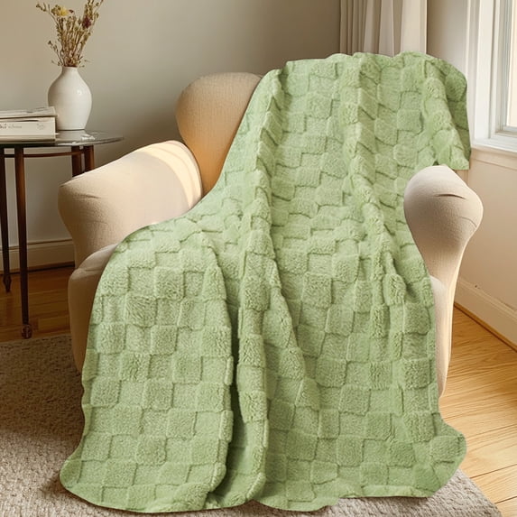 Specollect Clearance 4 Pcs Fleece Blanket Gift Super Soft Throw Blanket - Ultra Cozy Warmth, Plush Fleece for All Seasons, Decorative and Comfortable