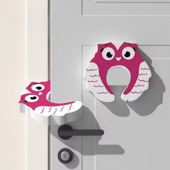 Specollect Clearance 4Pcs Pinch Hand Proof Baby Proofing Door Stopper, Soft EVA Foam Finger Pinch Guard, Prevents Injuries, Slamming Doors, Child or Pet from Getting Locked in Room