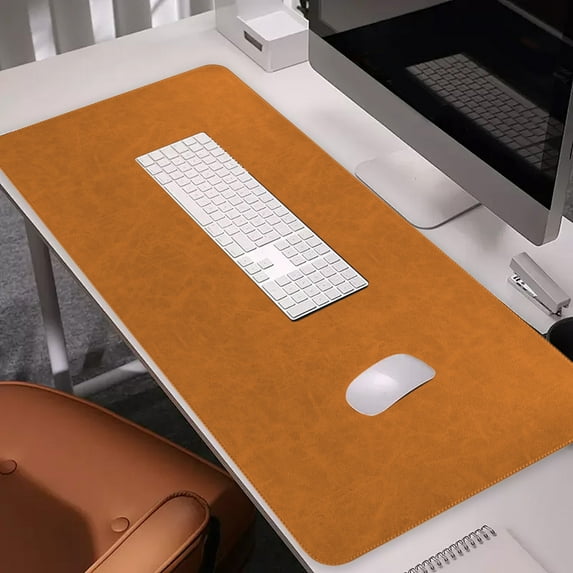 Specollect Clearance 5 Pcs Large Leather Desk Pad Protector, Office Desk Mat, Large Mouse Pad, Non-Slip PU Leather Desk Blotter, Laptop Desk Pad, Waterproof Desk Writing Pad for Office and Home
