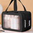 thumbnail image 1 of Specollect Clearance 5 Pcs Transparent Large Clear Travel Bags for Toiletries, Waterproof Clear Plastic Cosmetic Makeup Bags, Transparent Packing Organizer Storage Bags, 1 of 5