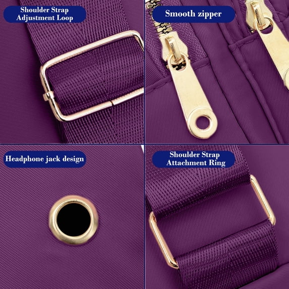 Specollect Clearance 5 Pcs Waterproofing Crossbody Bags for Women Men Trendy Sling Bag Bakpack Casual Chest Bag with Convertible Shoulder Strap