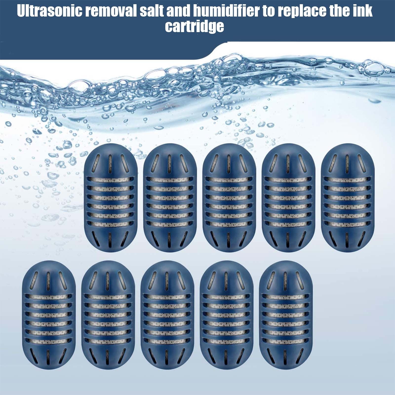 Specollect Clearance 50Pcs Cartridge for Humidifiers Demineralization Cartridges Filter Replacement, Filters Mineral Deposits, Prevents Hard Water Build-Up, Purifies Water