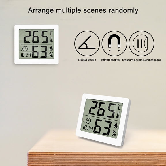 Specollect Digital Hygrometer Indoor Thermometer Humidity Meter Room Thermometer with Temperature and Humidity Monitor Mini Hygrometer Thermometer Baby Room