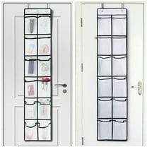 Specollect Over the Door Shoe Organizer, 12 Large Breathable Mesh Pockets, Space Saving Hanging Storage Holder, Closet Rack Hanger Holds, Hangs on Closets for Shoes, Accessories