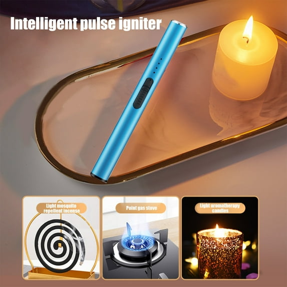 Specollect Electric Lighter Arc Windproof Flameless USB Lighter Rechargeable Lighter with Safety Lock for Candle BBQ Camping Home Kitchen