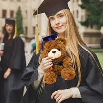 Specollect Handmade Graduation Gift Graduation Bear Emotional Care Stuffed Plush Bear Cute Crochet Decorations Thoughtful Gift for College Graduates