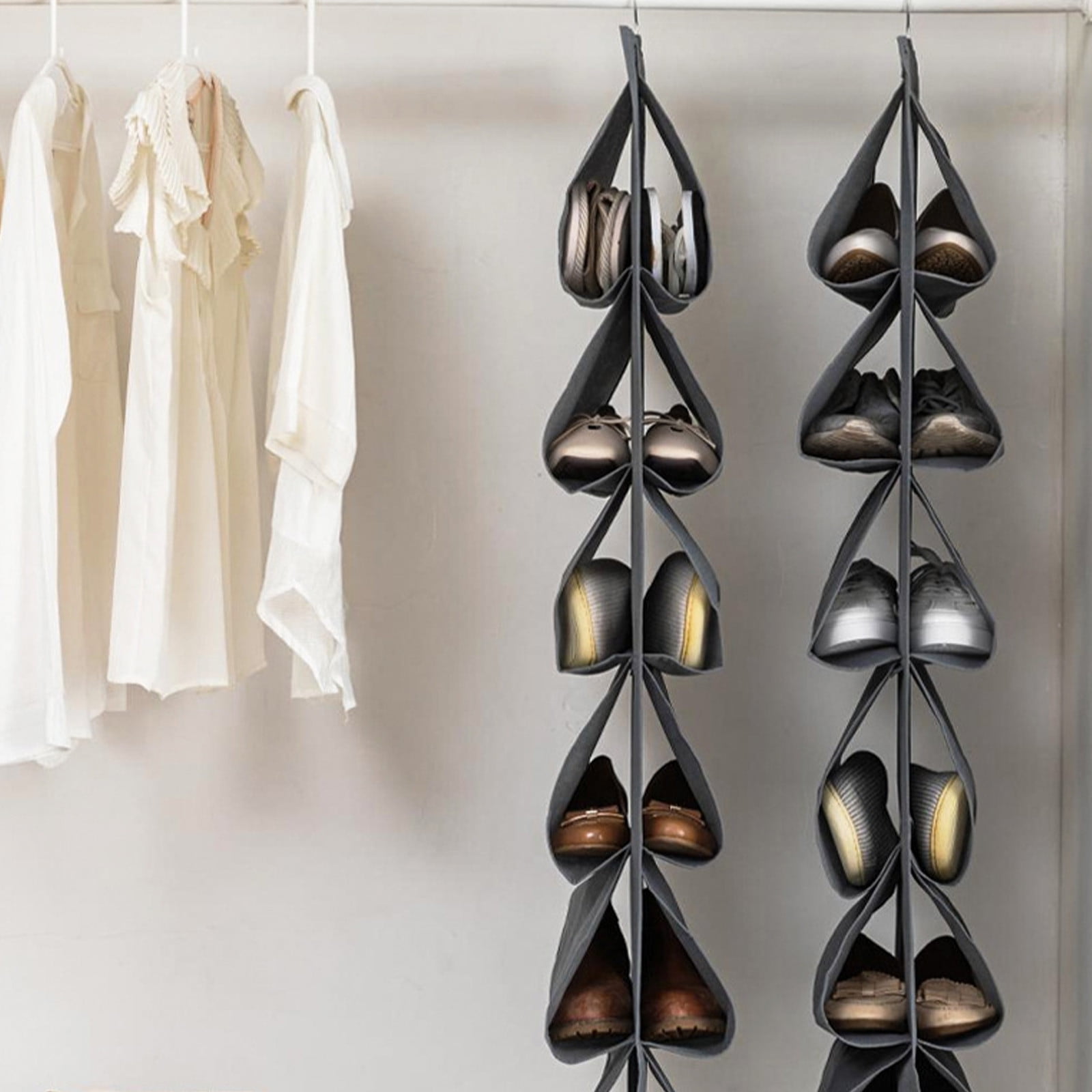 Hanging Shoe Organizer For Closets photo