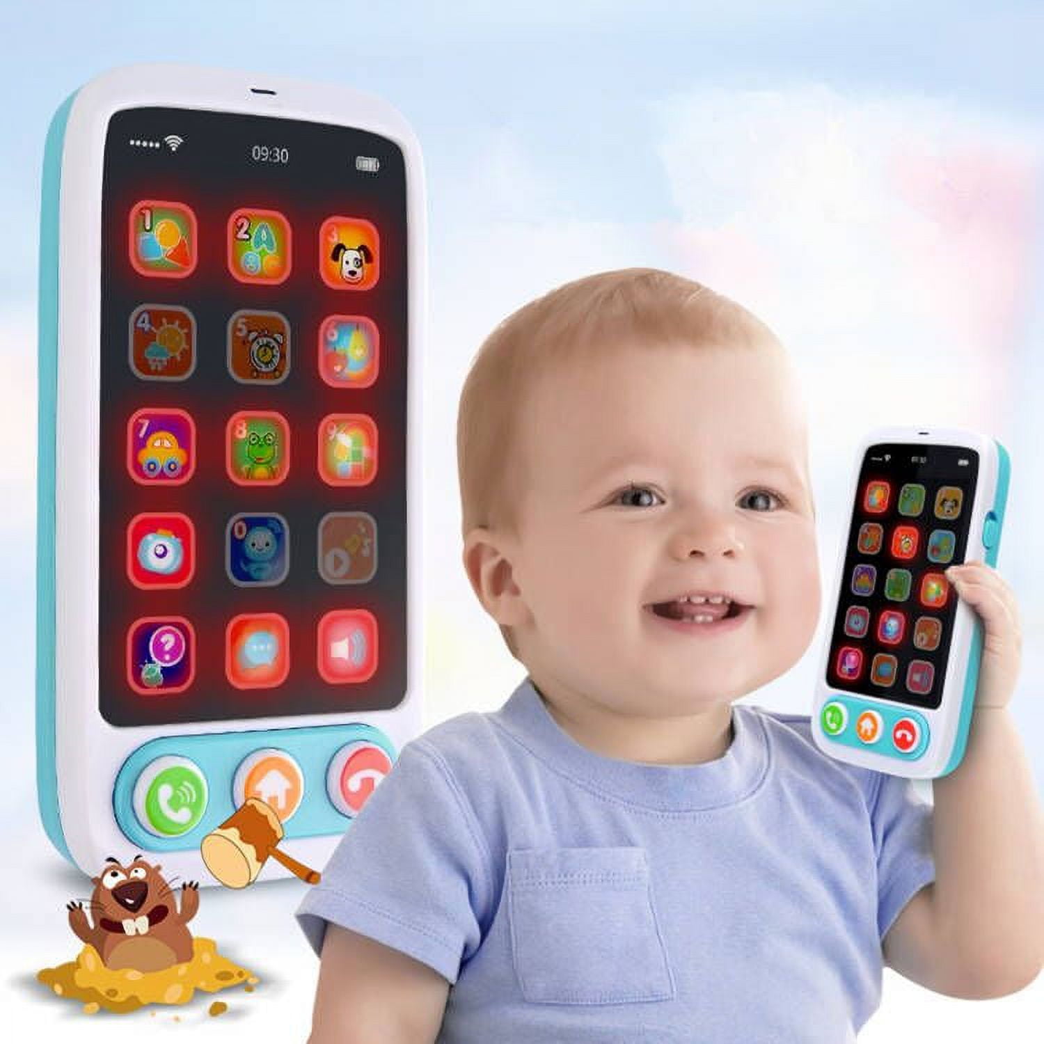 Specollect Kids Pretend Play Phone Cellphone Toy Electric Music Sound ...