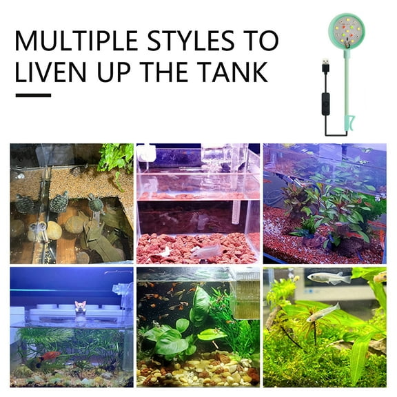 Specollect LED Aquarium Light, Multi-Color Fish Tank Light with Remote Control, 16 Colors and 4 Modes, Waterproof,Underwater Submersible LED Lights Spotlights