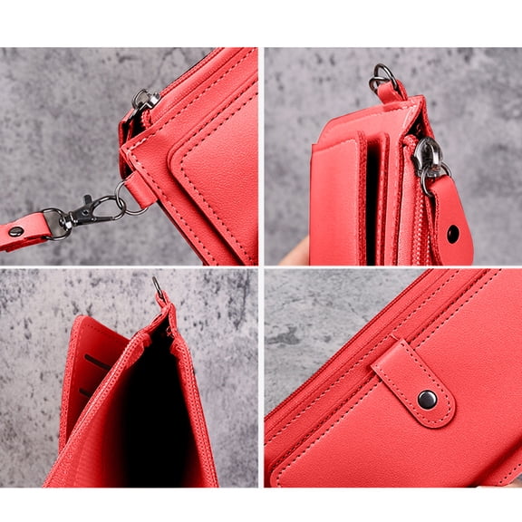 Specollect Ladies Small Womens Wallet Leather Bifold Card Holder Blocking with Zipper Coin Pocket Multi Card Coin Purse