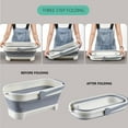 thumbnail image 1 of Specollect Large Collapsible Mop Bucket 4.2Gallon(17L) Collapsible Bucket, With Handle,Bucket for Floor Cleaning, Foldable Bucket Space Saving Outdoor Multiuse Foldable Water Pail For Camping, 1 of 7