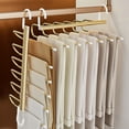 thumbnail image 1 of Specollect Multifunctional Stainless Steel Pants Hangers Space Saving - Closet Multiple Layers Uses Rack Organizer for Trousers Scarves Slack, 1 of 5