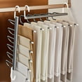 thumbnail image 1 of Specollect Multifunctional Stainless Steel Pants Hangers Space Saving - Closet Multiple Layers Uses Rack Organizer for Trousers Scarves Slack, 1 of 5