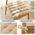 thumbnail image 1 of Specollect Non-Slip Soft Plush Chair Cushion with Ties Winter Indoor Warmth Square Chair Covering Nonslip Comfort Dining Seat Pads Stool Mat Cover Decoration for Home Patio Kitchen Office Dorm 20x20in, 1 of 7