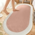 thumbnail image 1 of Specollect Non Slip Soft Rugs for Bedroom Living Room,Oval Throw Rug for Kids Room,Shag Hallway Runner Rug,Small Soft Shaggy Bedside Non-Slip Plush Dorm Carpet Home Decor Aesthetic Water Absorption, 1 of 7