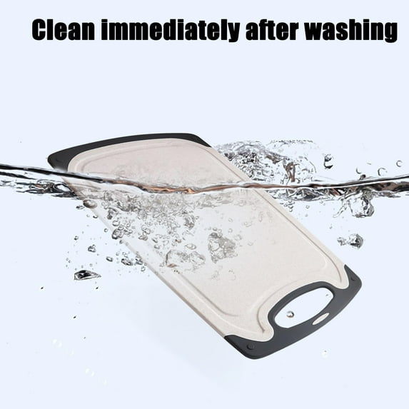 Specollect Plastic Extra Large Cutting Board, Dishwasher- Safe Plastic Chopping Board for Kitchen with Easy Grip Handle Non-Slip With Grinding Area