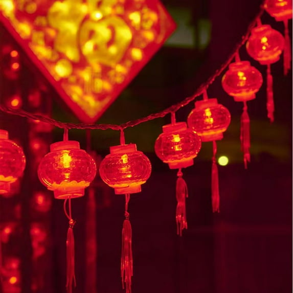 Specollect Red Chinese Lanterns Decorations for Chinese New Year, Spring Festival, Lantern Festival Celebration Supplies