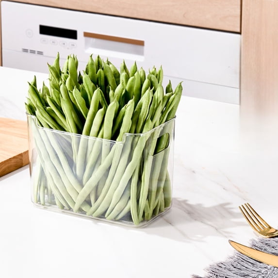 Specollect Refrigerator Organizer Box, Fridge Side Door Storage Containers Plastic Translucent,Classification Storage Box Transparent Fruit And Vegetable Storage Organise