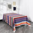 thumbnail image 1 of Specollect Serape Blanket Bay Window Blanket, Tablecloth Serape Tatami Blanket Bed Blanket Table Cover Tapestry Blanket Picnic Mat for Party Wedding Decorations Outdoor School Office, 1 of 5