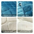 thumbnail image 1 of Specollect Silk Cool Summer Sectional Couch Cover, Velvet Sofa Slipcover for Pets and Kids, Anti-Slip Washable Furniture Protector, Loveseat, Recliner, Sofa, Armrest & Backrest, 1 of 6