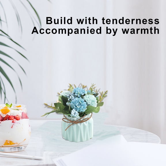 Specollect Small Fake Plants Eucalyptus Potted Artificial Plants for Shelf Desk Home Bathroom Farmhouse Room Coffee Table Decor Dining Table Office Wedding Decoration 10.8x10.8x16.5cm