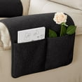 thumbnail image 1 of Specollect Solid Color Lambskin Armrest Cover, Recliner Chair Protector, Furniture Protector Slip, Side Storage Pocket, Chair, Sofa Rainproof Dirtproof And Scratch Resistive, 1 of 5