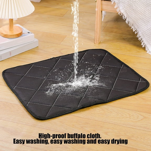 Specollect Washable Dog Pee Pads, Waterproof Non Slip Dog Bowl Mats with Great Urine Absorption, Reusable Puppy Pee Pads for Floor, Sofa, Whelping, Potty, Training, Playpen Crate, in Car