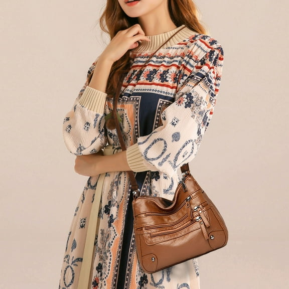 Specollect Zipper Crossbody Purses for Women Trendy,Vegan Leather Crossbody Bags,Cell Phone Camera Shoulder Handbags with Card Slots