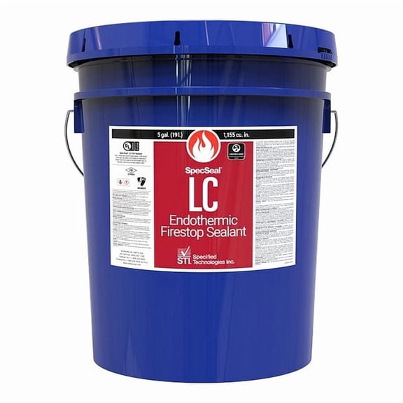 Specseal Fire Barrier Sealant,5 gal.,Red LC155