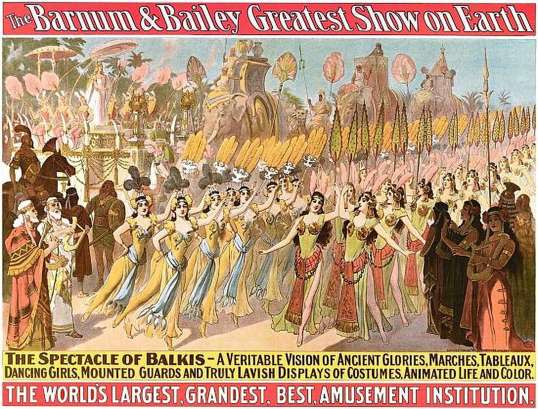 Spectacle Of Balkis Circus Canvas Art -  (36 x 54)