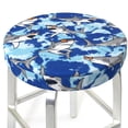 thumbnail image 1 of Spectacled Great White Shark Round Bar Stool Seat Covers, Elastic Round Chair Cover Stool Seat Slipcover Bar Stool Cushions Round Pad for 12-14 inch, 1 of 5