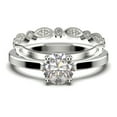thumbnail image 1 of Spectacular And Decorative 1.50 Carat Round Cut Diamond Moissanite Solitaire Engagement Ring, Wedding Ring, Bridal Set in 10k Solid White Gold, Gift For Her,Promise Ring, Anniversary, 1 of 4